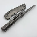 Microtech Knives MSI RAM LOK Natural Clear Frag Aluminum & Apocalyptic M390MK 210-10APFRNC