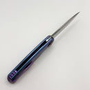 Holt Bladeworks Morpheus w/ Burnished Feather Titanium Handles & Bohler M390 Near Mirror 1991