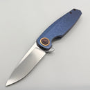 Holt Bladeworks Morpheus w/ Burnished Brain Coral Titanium Handles & Uddeholm Vanax SuperClean, Near Mirror 2037