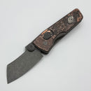 Serge Knives Guppy Copper Handles w/ Silver Face Inlay & MagnaCut Midtech