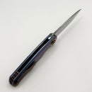 Holt Bladeworks Morpheus w/ Burnished Brain Coral Titanium Handles & Uddeholm Vanax SuperClean, Near Mirror 2037