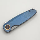 Holt Bladeworks Morpheus w/ Burnished Brain Coral Titanium Handles & Uddeholm Vanax SuperClean, Near Mirror 2037