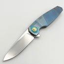 Holt Bladeworks Morpheus w/ Burnished Ripples Titanium Handles & Uddeholm Vanax SuperClean, Near Mirror 2048