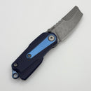 Thermal Tactical Ambient 2026D Navy Blue G-10 Handles w/ Titanium Accents & Stonewash M390