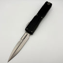 Pre-Owned Microtech Ultratech EX - ZBP Bayonet Stonewash w/ Black Milled Handle Signature Series 1120EX-10S