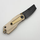 Thermal Tactical Ambient 2026D Ivory G-10 Handles w/ Titanium Accents & Dark Stonewash M390