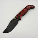 Vosteed Naga Red Micarta w/ 3.47" Blackwash S35VN Blade A3905