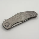 Holt Bladeworks Renegade w/ Timascus Bent Starburst Handles & Vinland Damasteel 355