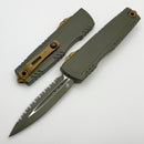 Microtech Luminary D/E Moss Green Cerakote Signature Series 1270-3MGS-C21Z26