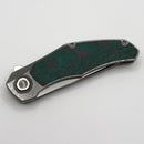 Holt Bladeworks Renegade w/ Titanium Burnished Brain Coral Handles & Uddeholm Vanax SuperClean, Near Mirror 353
