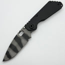 Strider Knives SnG CC DLC Titanium Handles & Compound Hand Ground TigerStripe MagnaCut