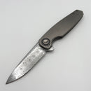 Holt Bladeworks Morpheus w/ Burnished Titanium Field Handles & Damasteel Rose 2039