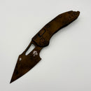 Pre-Owned Microtech Knives Manual M-Stitch RAM LOK Plague Outbreak Aluminum Handles & 3" M390MK 169MRL-1PLOBS