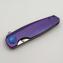 Holt Bladeworks Morpheus w/ Burnished Titanium Quill Handles & Uddeholm Vanax SuperClean, Stonewashed 1.0 2042