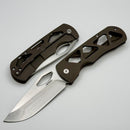 McNees Dixon w/ Skeletonized Bronze Titanium Handles & 3.75" Satin MagnaCut