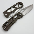McNees Dixon w/ Skeletonized Bronze Titanium Handles & 3.75" Satin MagnaCut