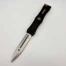 Pre-Owned Microtech Marfione Select Nemesis Proof Run Black Handle w/ 3.5" Stonewash D/E M390MK 52-10MS1PR