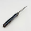 Holt Bladeworks Morpheus w/ Burnished Titanium Ripples Handles & Bohler M390, Stonewashed 1.0 2061