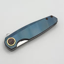 Holt Bladeworks Morpheus w/ Burnished Titanium Ripples Handles & Bohler M390, Stonewashed 1.0 2061