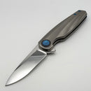 Holt Bladeworks Morpheus w/ Burnished Titanium Widow Handles & Uddedholm Vanax SuperClean, Near Mirror 1986