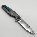 Holt Bladeworks Morpheus w/ Burnished Titanium Widow Handles & Uddedholm Vanax SuperClean, Near Mirror 1986