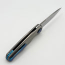 Holt Bladeworks Morpheus w/ Burnished Titanium Widow Handles & Uddedholm Vanax SuperClean, Near Mirror 1986