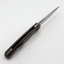 Holt Bladeworks Morpheus w/ Burnished Titanium Flux Handles & Uddedholm Vanax SuperClean, Near Mirror 1989
