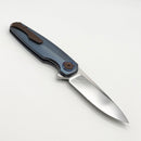 Holt Bladeworks Morpheus w/ Burnished Titanium Ridgeback Handles & Uddedholm Vanax SuperClean, Near Mirror 1992