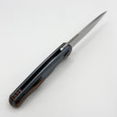 Holt Bladeworks Morpheus w/ Burnished Titanium Ridgeback Handles & Uddedholm Vanax SuperClean, Near Mirror 1992