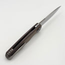 Holt Bladeworks Morpheus w/ Burnished Titanium Bent Starburst Handles & Uddeholm Vanax SuperClean, Near Mirror 1988
