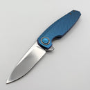 Holt Bladeworks Morpheus w/ Burnished Titanium Triad Handles & Bohler M390 1983
