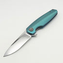Holt Bladeworks Morpheus w/ Burnished Titanium Ridgeback Handles & Bohler M390, Near Mirror 1984