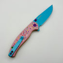 Civivi Gojiro Sprinkles Handle w/ Blue Painted D2 (Consignment)