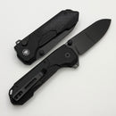 Remette RT Cosmic knife Button lock 14C28N Plain edge G-10 RTCO-GC