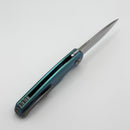 Holt Bladeworks Morpheus w/ Burnished Titanium Ridgeback Handles & Bohler M390, Near Mirror 1984