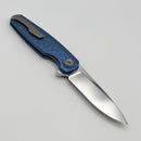 Holt Bladeworks Morpheus w/ Burnished Titanium Turtle Handles & Bohler M390, Near Mirror 1987