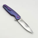 Holt Bladeworks Morpheus w/ Burnished Titanium Ridgeback Handles & Bohler M390, Near Mirror 1985