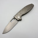 Demko Knives Shark-A-Tac Smooth Tiger Shark Engraved Titanium Handles w/ Spike Breaker & MagnaCut (Consignment)