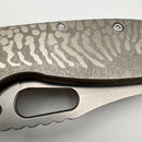 Demko Knives Shark-A-Tac Smooth Tiger Shark Engraved Titanium Handles w/ Spike Breaker & MagnaCut (Consignment)