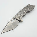Attn 2 Detail Mercantile Medium Mark 2 B Brightwash Tank Titanium Handles & 3.1" Stonewash Hissatsu Compound Ground MagnaCut