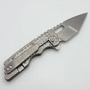 Attn 2 Detail Mercantile Medium Mark 2 B Brightwash Tank Titanium Handles & 3.1" Stonewash Hissatsu Compound Ground MagnaCut