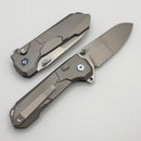 Remette RT Cosmic knife Liner lock M390 Plain edge Titanium handle RTCO-TT