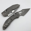 Microtech Marfione Select Manual Stitch RAM LOK Frag Titanium Handles & Apocalyptic M390MK 169RL-10APFRMS1