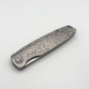 Holt Bladeworks Outlaw w/ Titanium Brain Coral Burnished Handles & Uddeholm Vanax SuperClean, Near Mirror 202