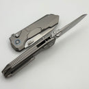 Remette RT Cosmic knife Liner lock M390 Plain edge Titanium handle RTCO-TT