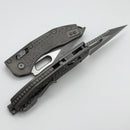 Microtech Marfione Select Manual Stitch RAM LOK Frag Titanium Handles & Apocalyptic M390MK 169RL-10APFRMS1