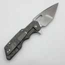 Attn 2 Detail Mercantile Medium Mark 1 Treadplate Titanium Handles & 3.1" Stonewash Hissatsu Compound Ground MagnaCut
