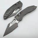 Microtech Marfione Select Manual Stitch RAM LOK Frag Titanium Handles & Part Serrated Apocalyptic M390MK 169RL-11APFRMS1