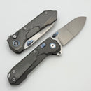 Remette RT Cosmic knife Liner lock M390 Plain edge Titanium handle RTCO-TG