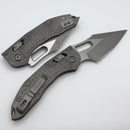 Microtech Marfione Select Manual Stitch RAM LOK Frag Titanium Handles & Part Serrated Apocalyptic M390MK 169RL-11APFRMS1